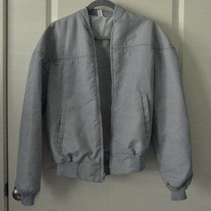 Vintage Blue-Grey Bomber Jacket, S